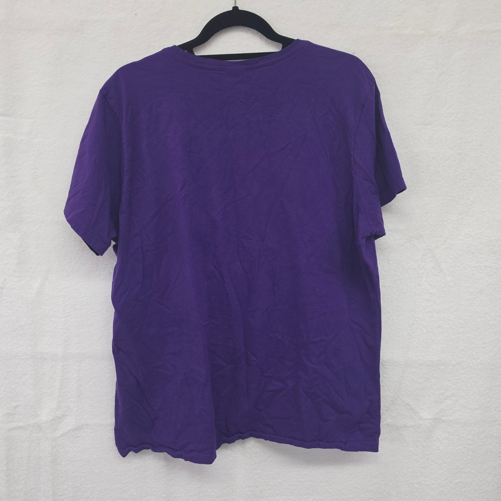 XXL‎ Port & Company Best Dog Mom Ever Purple Graphic T-Shirt Daisy Paw Prints - Picture 4 of 6